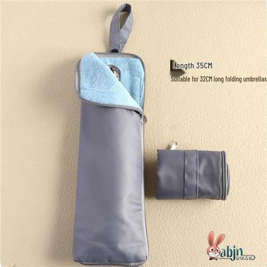 Waterproof Portable Umbrella Storage Bag: Absorbent, Handheld, Hanging Pouch for Wet Umbrellas