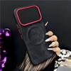 For Honor 600 Pro Case For MagSafe Magnetic PU Leather Silicone Phone Back Shell Metal Lens Frame Cover Shockproof Bumper