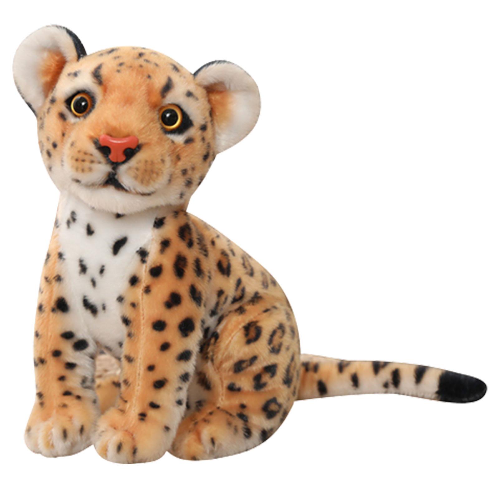 

Newborn Baby Plush Stuffed Toys Cartoon Anime Tiger Early Educational Toy Gift Leopard