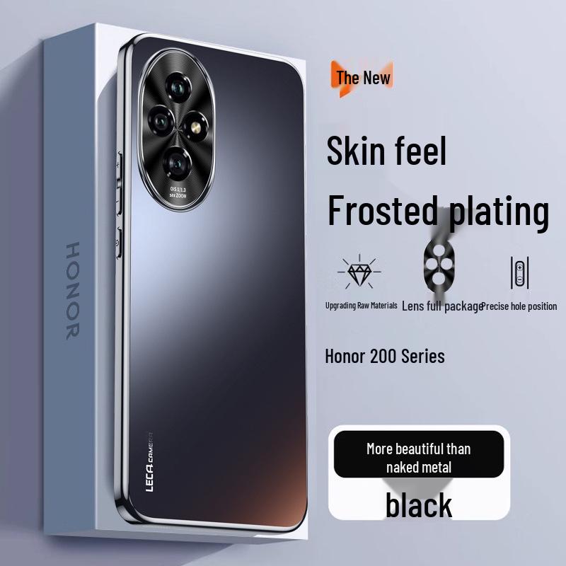 Honor 200 & Huawei 200 Pro Herren Mattierte Schutzhülle mit Vollständiger Objektivabdeckung