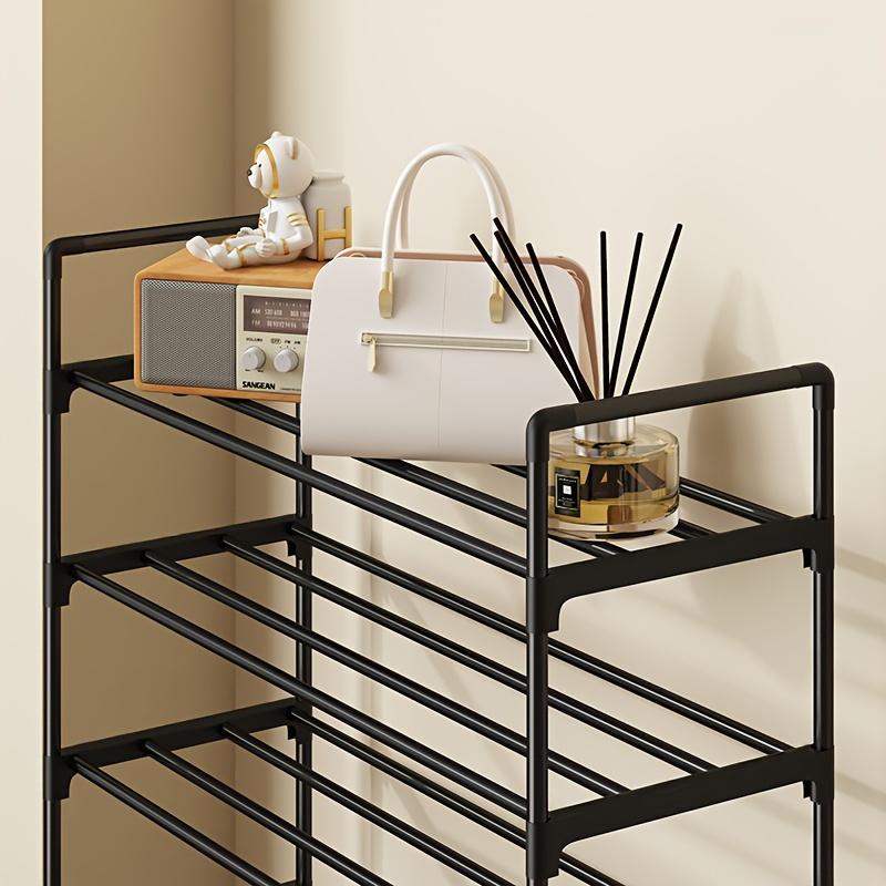 1 Multi-layer Stackable Shoe Rack - Large Capacity Storage, Easy To Install and Remove, Space Saving Design, Durable, Sturdy, Multifunctional