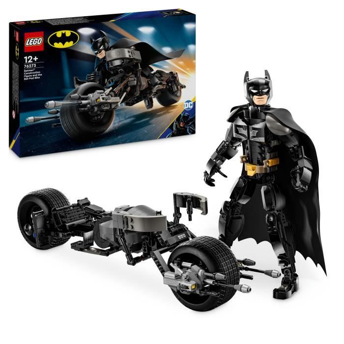 LEGO® DC Batman 76273 La Figurine De Batman À Construire Et La Moto Bat-Pod