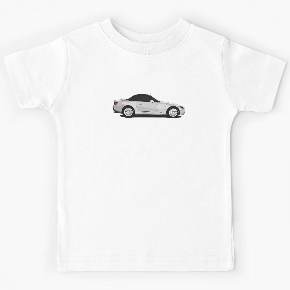 Gray Japanese Roadster Profile Kids T-Shirt 100