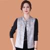 2026 New Spring/Autumn Chinese-Style Thin Vest for Middle-Aged & Elderly Women - Fashion National Style Cape Coat