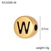CARLIDANA High Polish Stainless Steel Letter Alphabet Beads Round Charms Pendants for Jewelry Making Diy Bracelets Necklace
