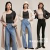 Warm underwear, base shirt, high elasticity, slim fit, slimming, hip lifting, autumn clothes, autumn pants set
