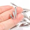 10PCS Retro Cone Charms Pendants No Fade Stainless Steel Bullet Spike Bead Charm for Necklace Earring Jewelry Making Findings