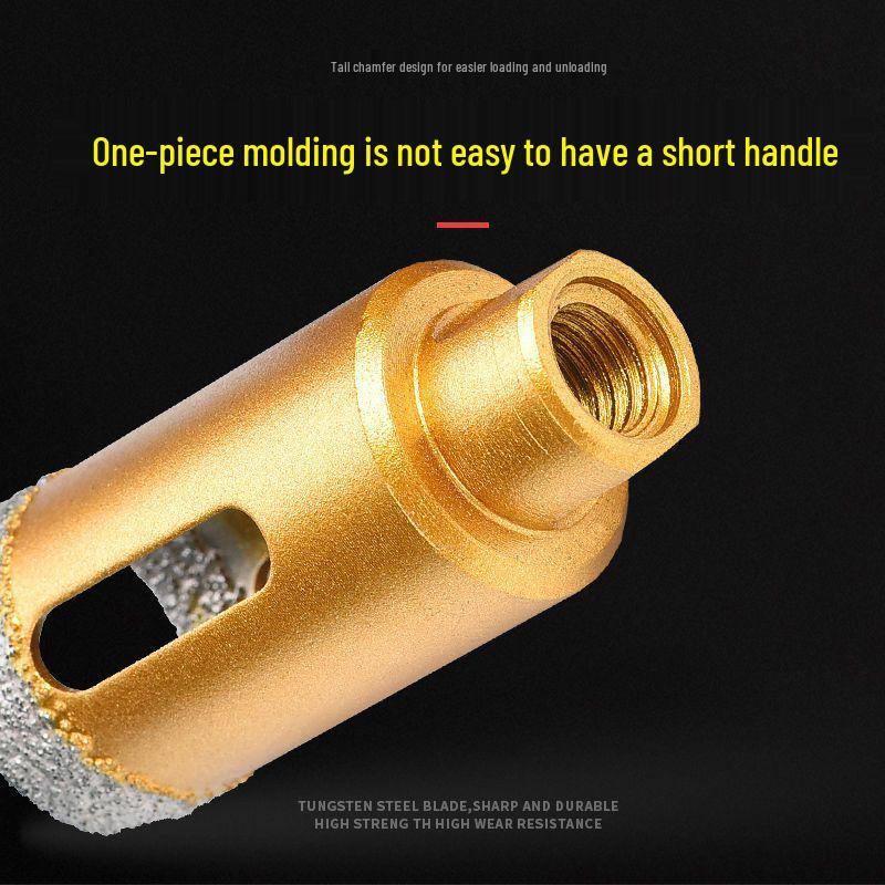 Dual-Purpose Angle Grinder Drill Bit for Porcelain, Granite, and Vitrified Tiles