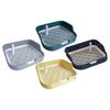 Dog Potty Pad Reusable Indoor Open Top Entry Dog Litter Pan Mesh Grids Toilet for Indoor Bunny Small and Medium Dogs Porch Puppy
