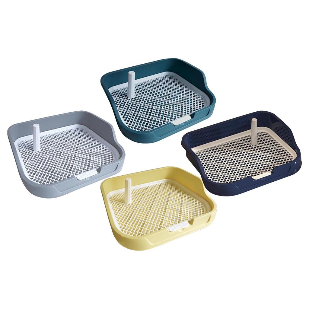 Dog Potty Pad Reusable Indoor Open Top Entry Dog Litter Pan Mesh Grids Toilet for Indoor Bunny Small and Medium Dogs Porch Puppy