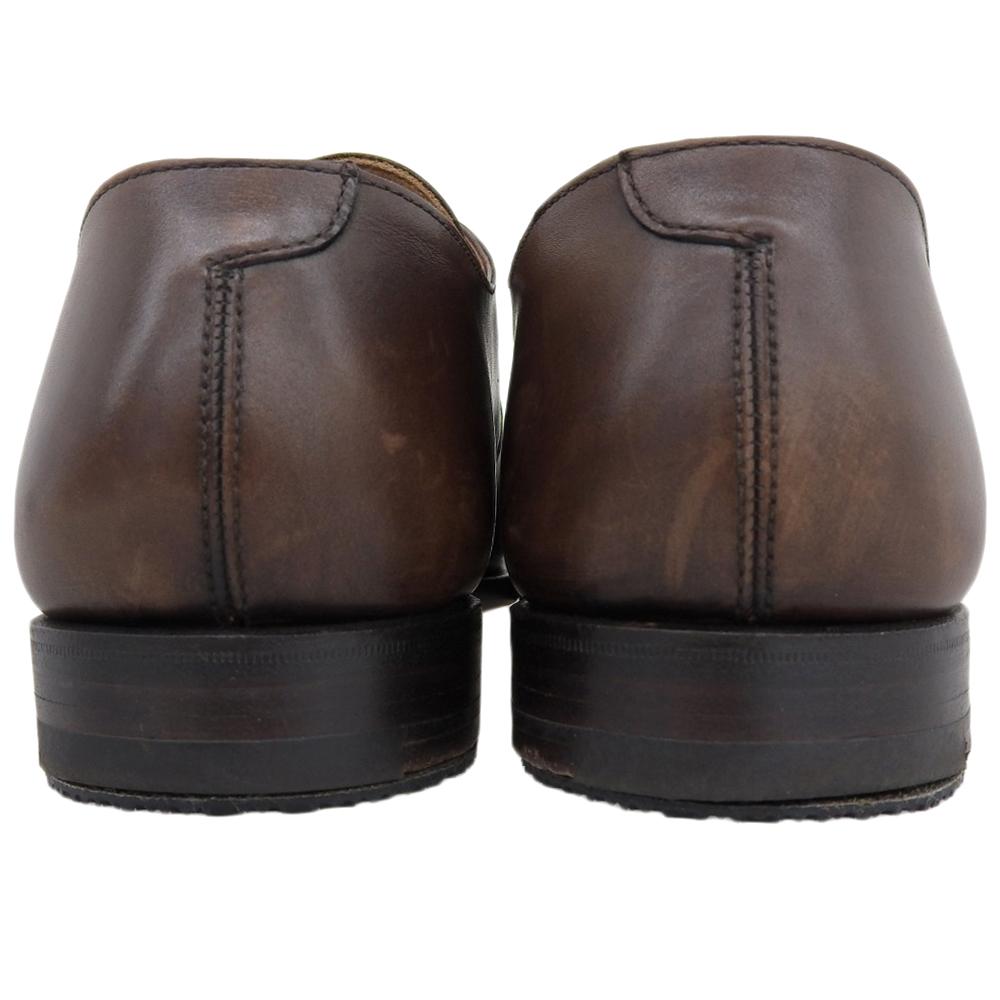 Crockett&Jones Excellent Condition 9472 SAVILE Single Monk Strap Shoes for Men, Brown, Size 6 1/2 Shoes 6.5 BrownUsed