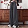 Warrior Women's Fleece-Lined High-Waist Casual Straight-Leg Pants