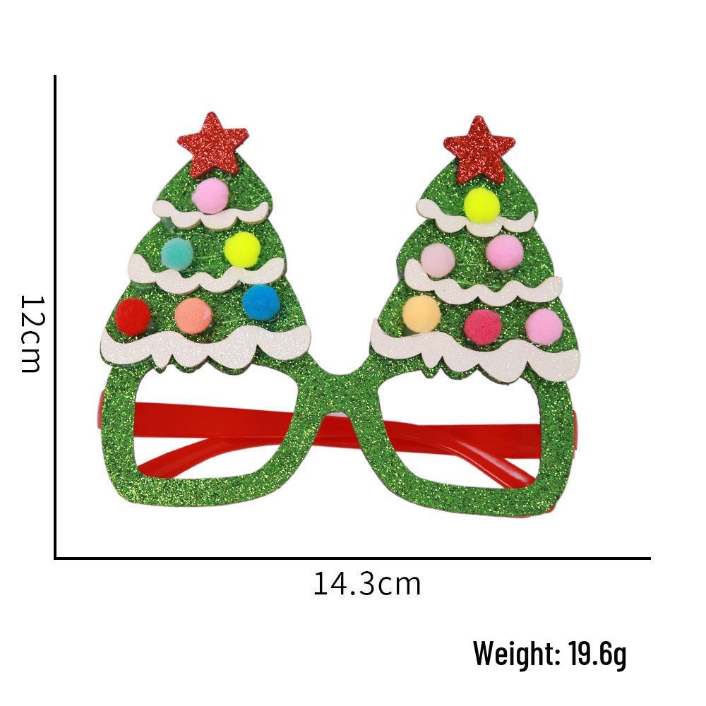 Ochelari Crăciun cu Coarne - Rame de Petrecere Desen Animat Amuzante pentru Copii și Adulți