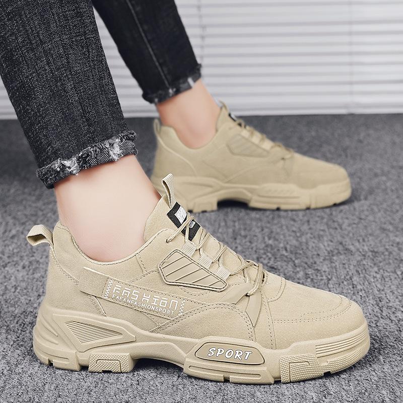 2021 New Summer Waterproof and Non-slip Labor Insurance Men's Shoes Construction Site Casual and Breathable Autumn Men's Sports Weart Trendy Shoes