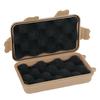   Outdoor Survival Waterproof Equipment Sealed Box Dustproof Pressure Proof (Black Small)