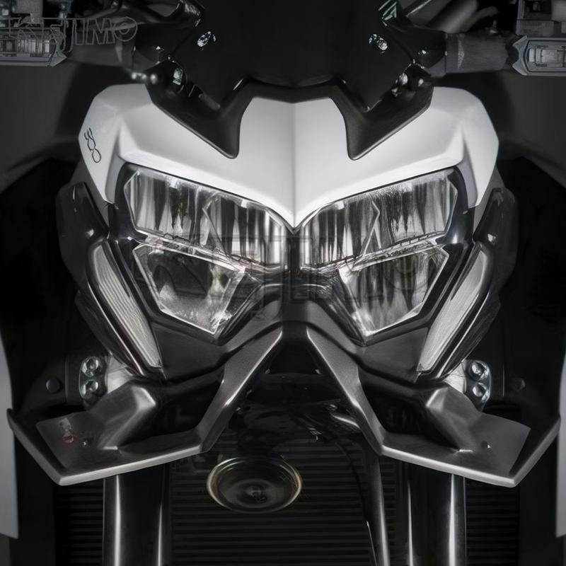 2025 Motorcycle Accessories Z900 Front Spoiler Winglet Aerodynamic Wing Spoiler For Kawasaki Z900 Z 900 2024
