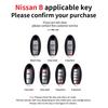 Zinc Alloy Car Key Case Cover 2/3/4/5 Button For Nissan Rogue Altima Maxima Sentra X Trail Patrol Murano Pathfinder Armada Versa