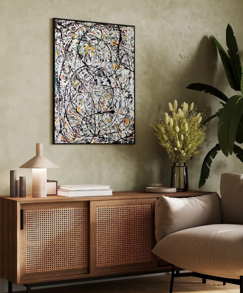 Poster Jackson Pollock Reproduktion Gemälde