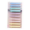 Journaling Supplies Arrow Index Tab Stickers, Translucent PET Page Markers, Document Classification Labels Colorful Sticky Flags for Organizing