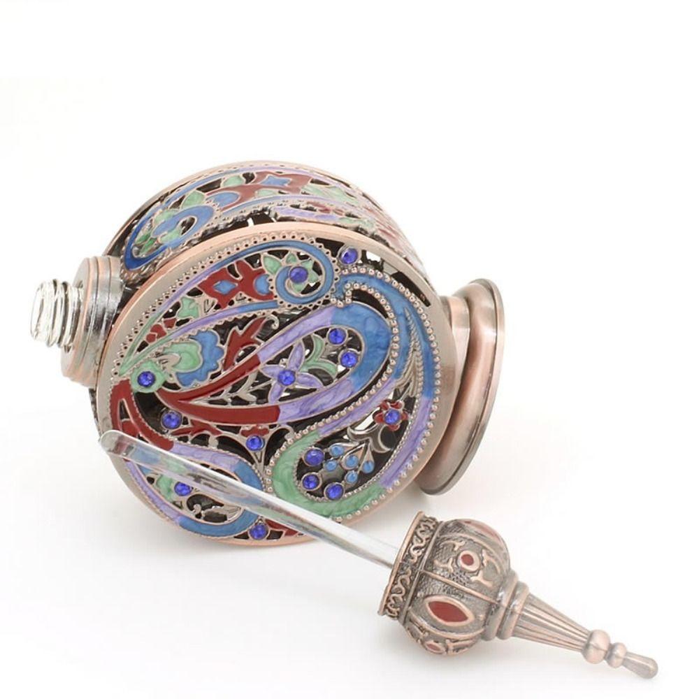 Metal Middle East Wedding Refillable Bottles Essential Oils Bottle Dropper Bottles Perfume Bottle
