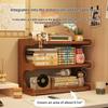 Student Dorm Multilayer Desktop Bookshelf Storage Organizer Books Magazines Study Table Shelf Home Desk Organizer