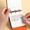 PU Leather Pocket Notebook A7 Mini Journal Portable Note Pad  Office
