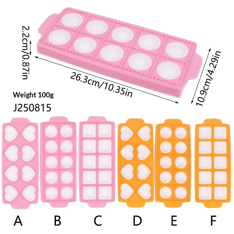 Küchenwerkzeuge 10 Mit Tortellini-Formen Ravioli-Schneider Teigtaschenform Presse DIY-Werkzeuge zur Herstellung von Gebäck