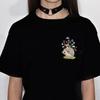 Hedgehog tshirt Women harajuku Y2K funny tshirts girl streetwear designer comic clothing