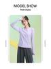 Women's Quick-Dry Slimming Sports Suit: Long Sleeve, Loose Fit for Running & Fitness