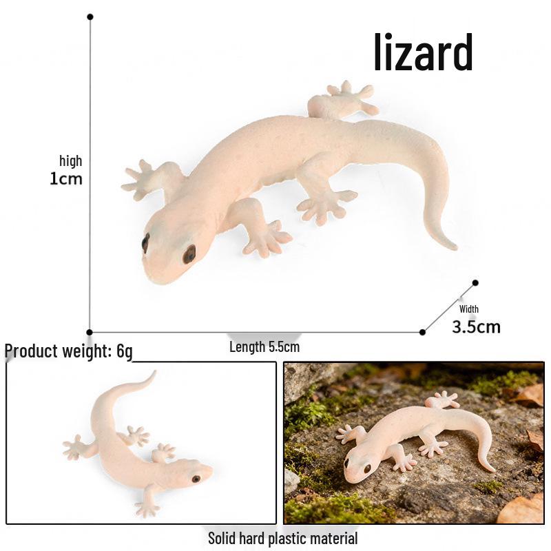 Kids' Cognitive Animal Models: Lemur, Meerkat, Capybara, Orangutan, Eagle, Maned Wolf, Gecko Toy Set