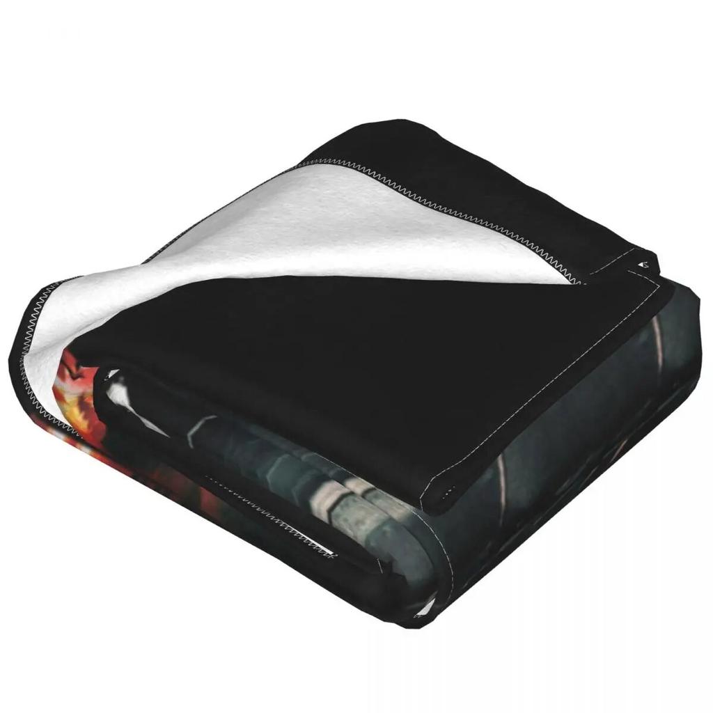 CR Blanket Shoot Footballer Airplane Travel Flannel Throw Blanket Super Warm Couch Bed Design Bedspread Gift