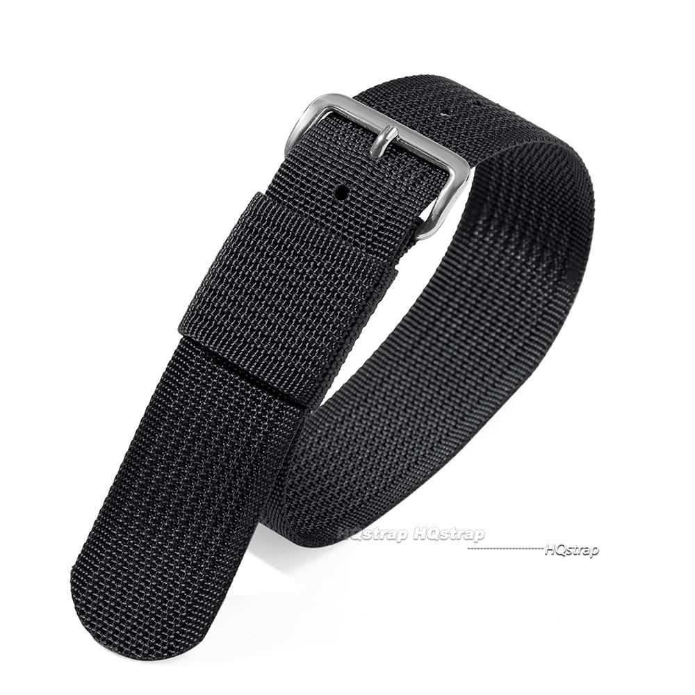 20mm 22mm New Ribbed Nylon Watchband Nylon Watch Strap Watchband Accessories for Military Watch Band Bracelets for Seiko