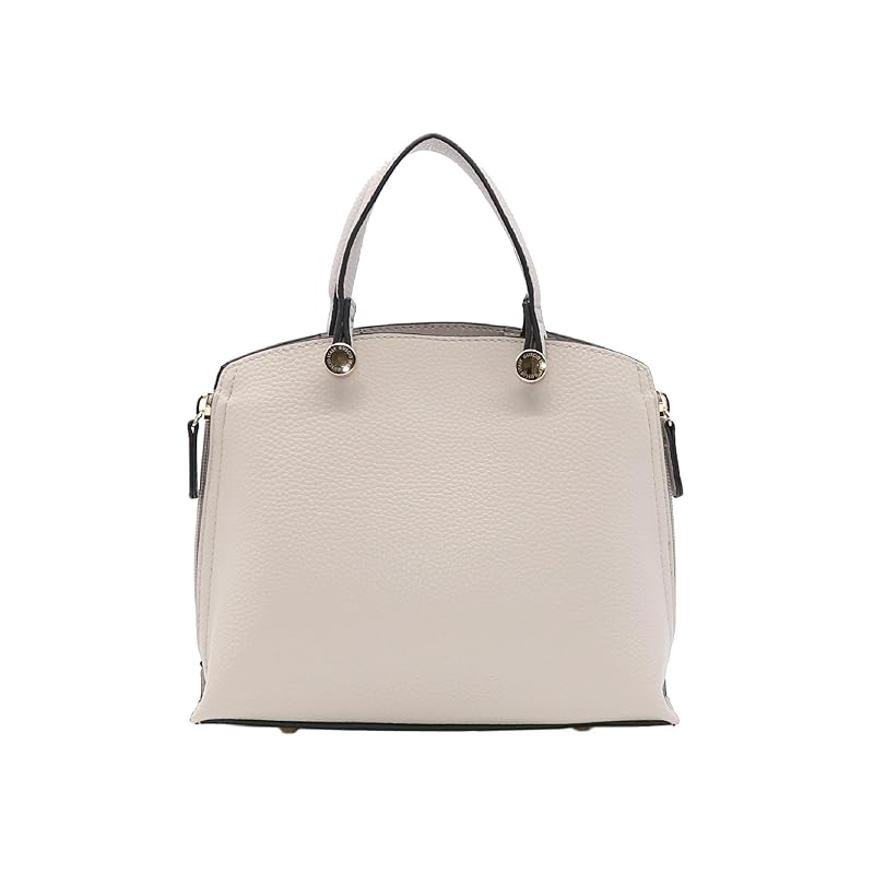 

[Guscio Italy] Zipper design mini tote bag 2WAY shoulder Smaller Stylish coordination lightweight PU leather Crossbody ladies fashion italy 12-1168