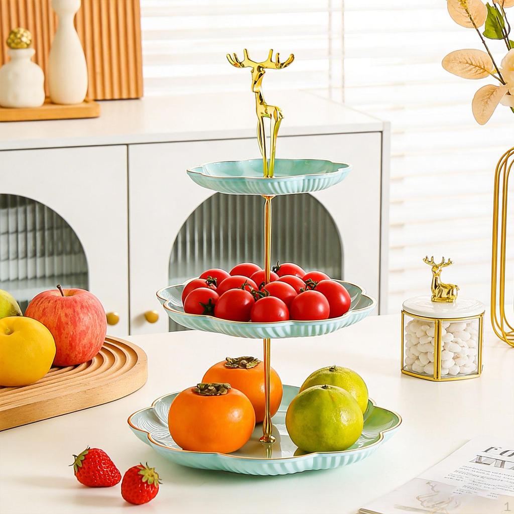 Cake Display Stand, Food Serving Tray, Fruit And Snack Rack For,