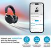 Sennheiser MOMENTUM 4 Wireless Bluetooth Noise 60 Hours of Low aptX Adaptive Multipoint Headphones, White, High-Performance Drivers, Cancellation,