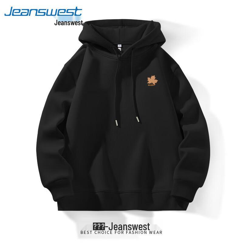 

Jeanswest Men s Vintage Maple Leaf Print Hooded Sweatshirt 5XL