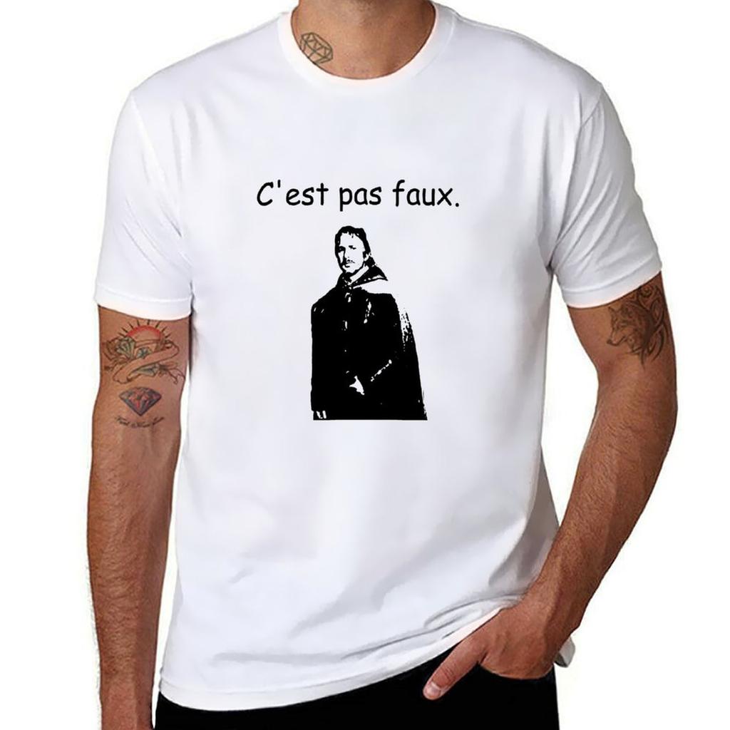 Perceval Cest Pas Faux Tshirt Simple Print Design Tshirt