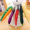 Vegetable And Fruit Shape Ballpoint Pen Creative Cartoon Stationery Pen With Magnet Ballpoint