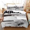 Personality Hip Hop Style Agust D Graphic New Bedding Set Soft Cozy Bed Cover Household Sleeping Bedding Ornament Gift
