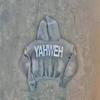 Y2K Letter Embroidery Hoodie Loose Fit Streetwear Casual Sweatshirt Women