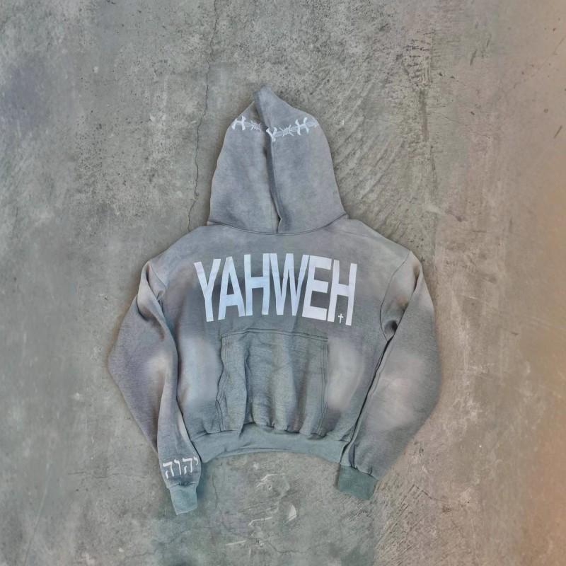 Y2K Letter Embroidery Hoodie Loose Fit Streetwear Casual Sweatshirt Women
