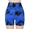 High Waist Tie-Dye Yoga Shorts with Hip Lift & Abdomen Support for Women