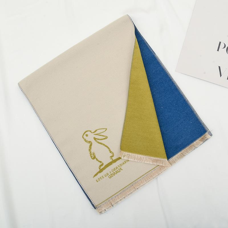 Children's Scarf Winter Scarf Children's Neck Scarf Printed Girl Baby Warm Baby Neck Sleeve