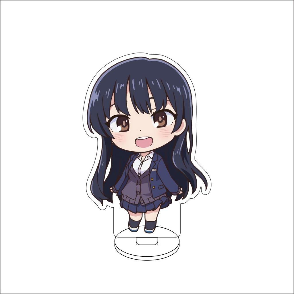 10CM Anime The Dangers In My Heart Figure Stand Model Yamada Anna Cute Desk Decor Standing Sign Gifts