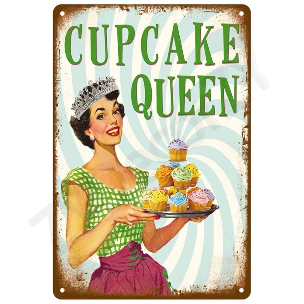 Garage Bar Metal Wall Sign, Auto Interior Decor Plaque 20x30cm