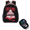 Mochila Escolar para Estudiante Jugador de Cosplay Divertido Cult of The Lamb Mochila de Senderismo Viaje Mochila de Día para Hombres Mujeres Mochila para Libros Bolsos de Hombro