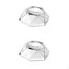 2pcs Acrylic Display Stand for Sphere Transparent Pedestal