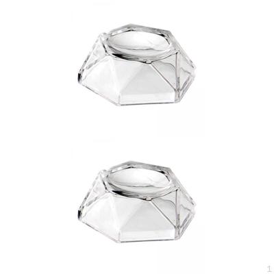 2pcs Acrylic Display Stand for Sphere Transparent Pedestal