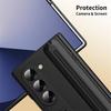 Original Hign Quality Hinge Case For Samsung Galaxy Z Fold 7 6 5 4 3 Touch Pen + Tempered Glass Film Protect Fold Kickstand Case