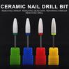 kads Ceramic Nail Drill Bits Grinding Head Milling Cutter Nail Bit Remover Nail Drill Bit Manicure Nails Drill Accessories